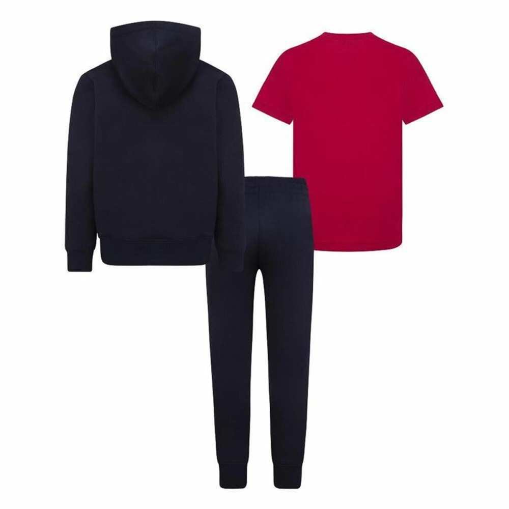 Ensemble de Sport pour Bébé Jordan Essentials Fleeze Box Noir Rouge