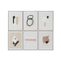 Cadre Home ESPRIT Marron Beige Moderne Urbaine 60 x 4 x 80 cm (6 Unités)