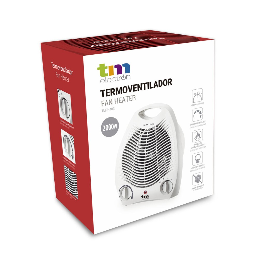 Portable Fan Heater TM Electron 1000-2000 W