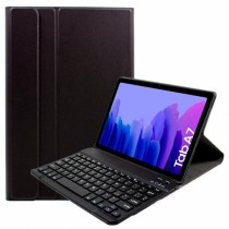 Clavier Bluetooth avec Support pour Tablette Cool Galaxy Tab A7 T500/T505 Noir Cuir Synthétique