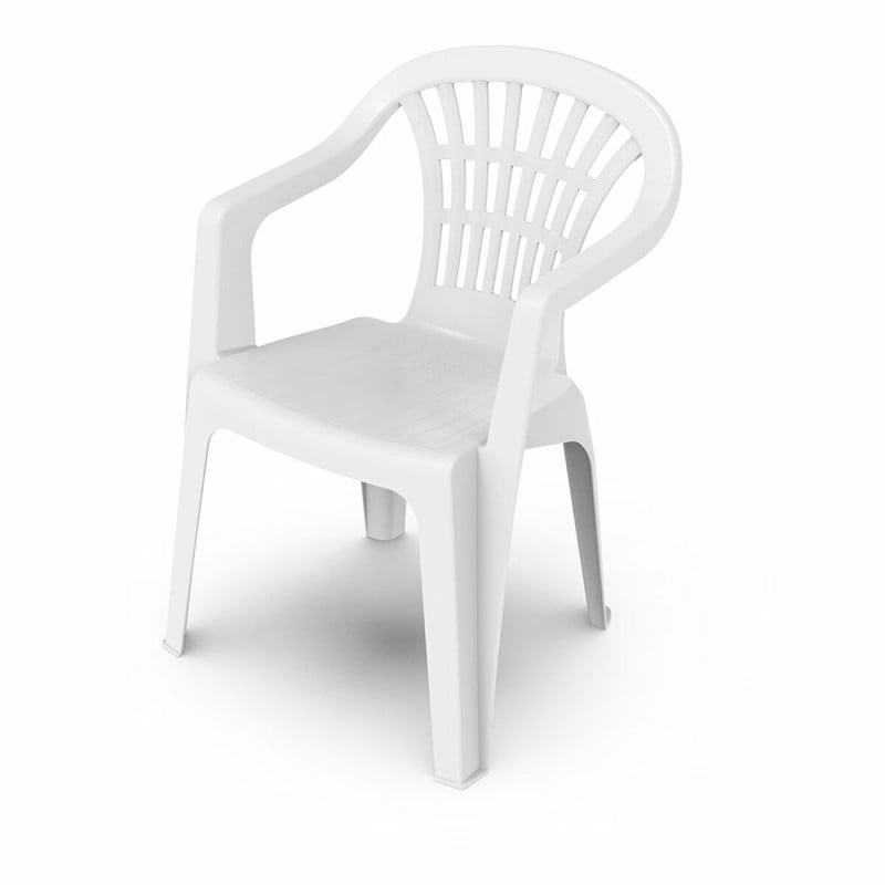 Chaise de jardin Progarden Lyra Blanc Résine 56 x 54 x 80 cm