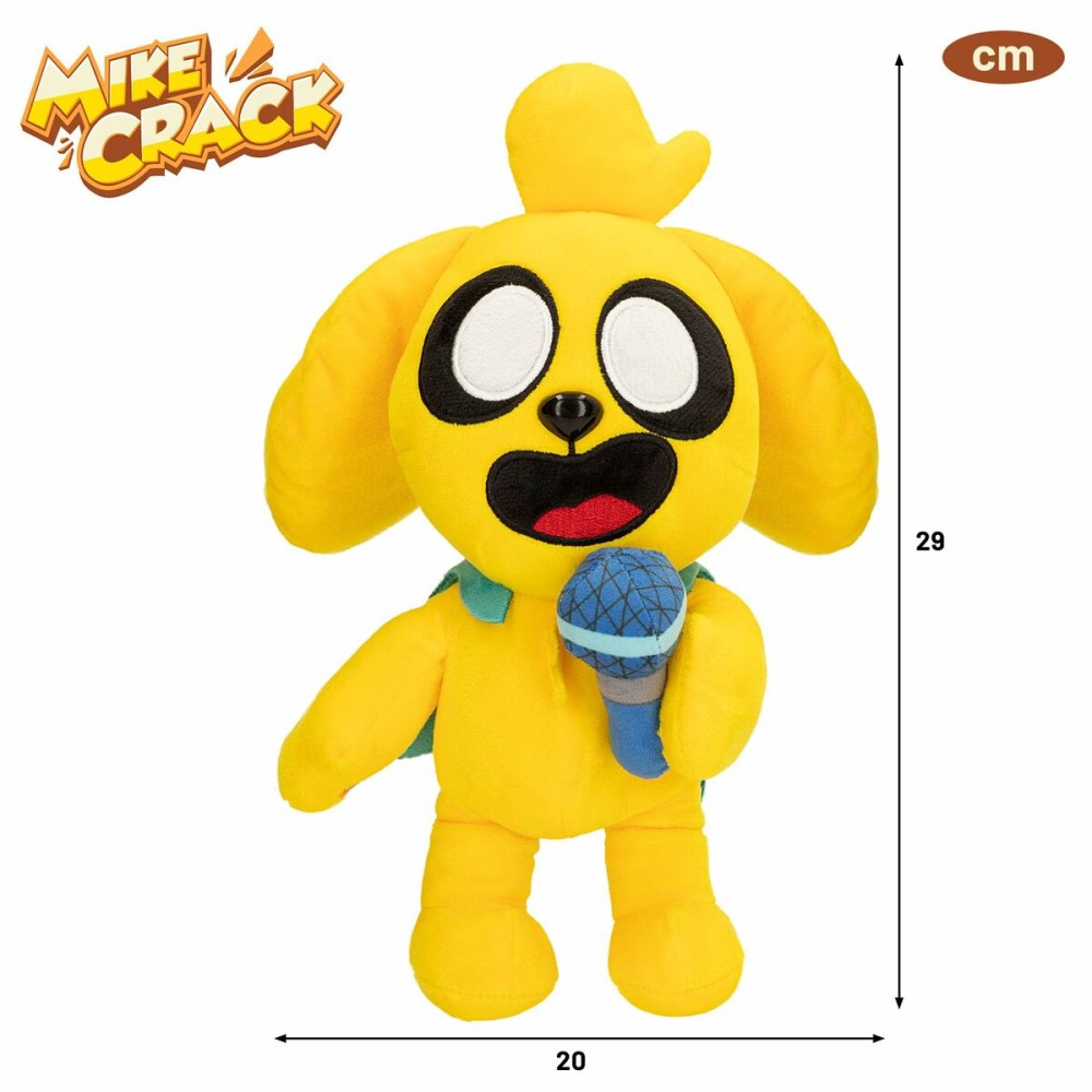 Soft toy with sounds Mikecrack Yellow 29 cm