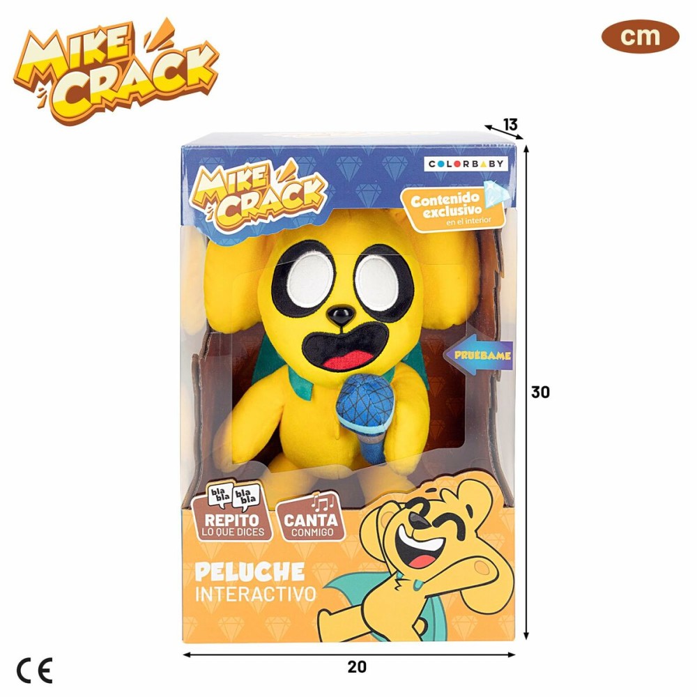 Soft toy with sounds Mikecrack Yellow 29 cm