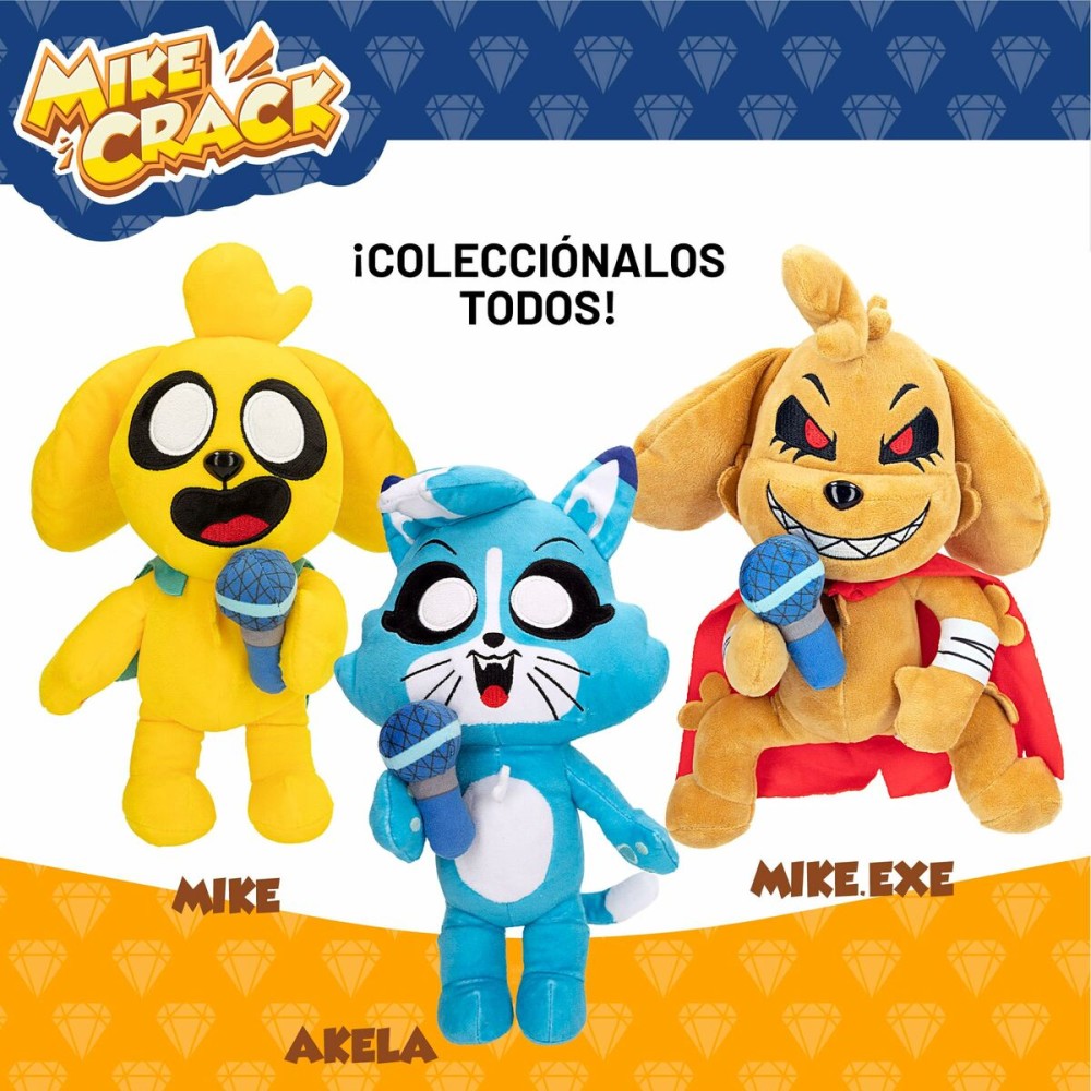 Soft toy with sounds Mikecrack Yellow 29 cm