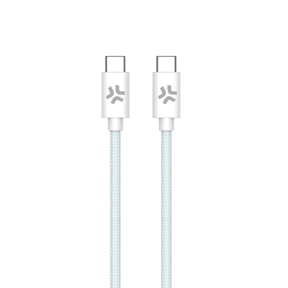 Câble USB-C Celly USBCUSBCCOTTLB Bleu 1,5 m