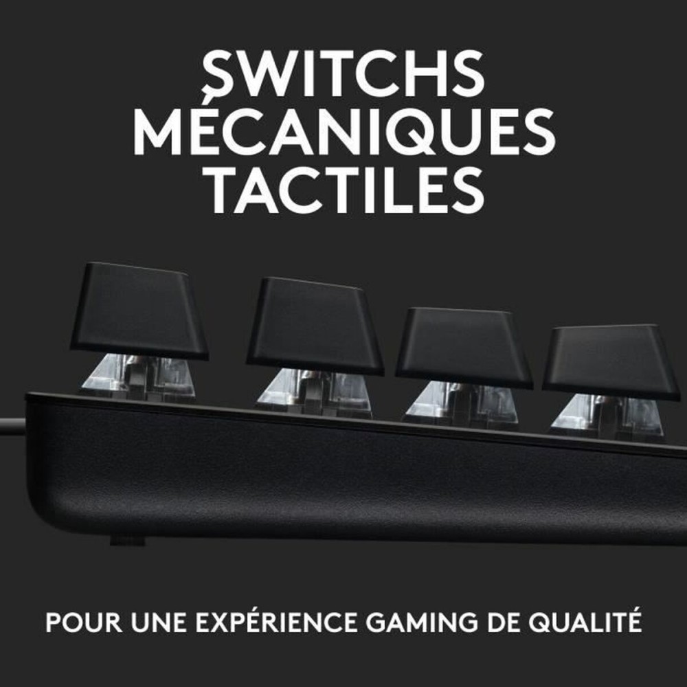 Clavier Bluetooth avec Support pour Tablette Logitech G413 SE Français Noir AZERTY