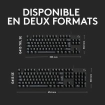 Clavier Bluetooth avec Support pour Tablette Logitech G413 SE Français Noir AZERTY