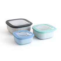 Lunchbox-Set Bidasoa Mia Bunt Kunststoff Ohne BPA 450 ml 850 ml 1,4 L 3 Stück