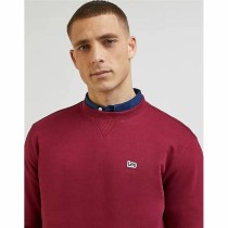 Herren Sweater ohne Kapuze Lee Plain Crew Braun