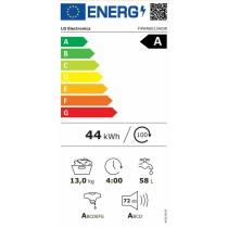 Machine à laver LG F4WR6013AGW 60 cm 1400 rpm 13 kg Vapeur