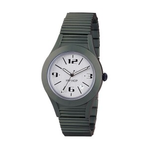 Herrenuhr Hip Hop ALUMINIUM Weiß