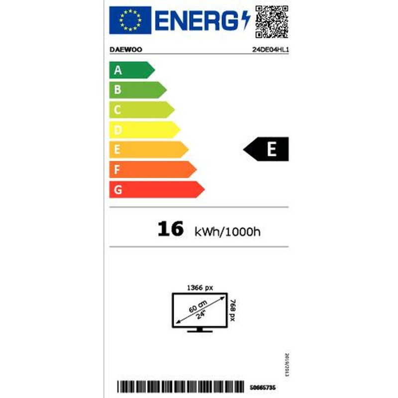 Télévision Daewoo 24DE04HL1 HD 24" D-LED LED