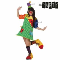 Déguisement pour Adultes Multicouleur Femme Clown Cirque (2 Pièces)