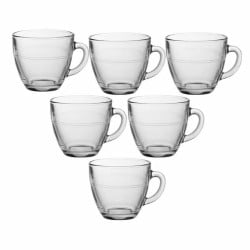 Ensemble de tasses à café Duralex Gigogne 220 ml 6 Pièces (6 Unités)