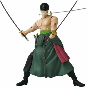 Jointed Figure One Piece Anime Heroes: Zoro Style 3 Swords 17 cm