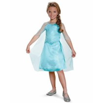 Déguisement pour Enfants Disney Frozen Elsa Bleu 7-8 Ans