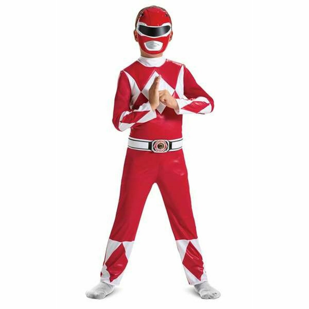 Verkleidung für Kinder Power Rangers Mighty Morphin Rot 2 Stücke