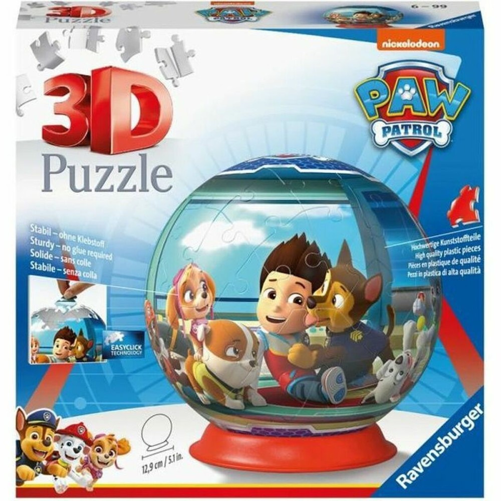 Puzzle 3D Ravensburger Paw Patrol 72 Pièces