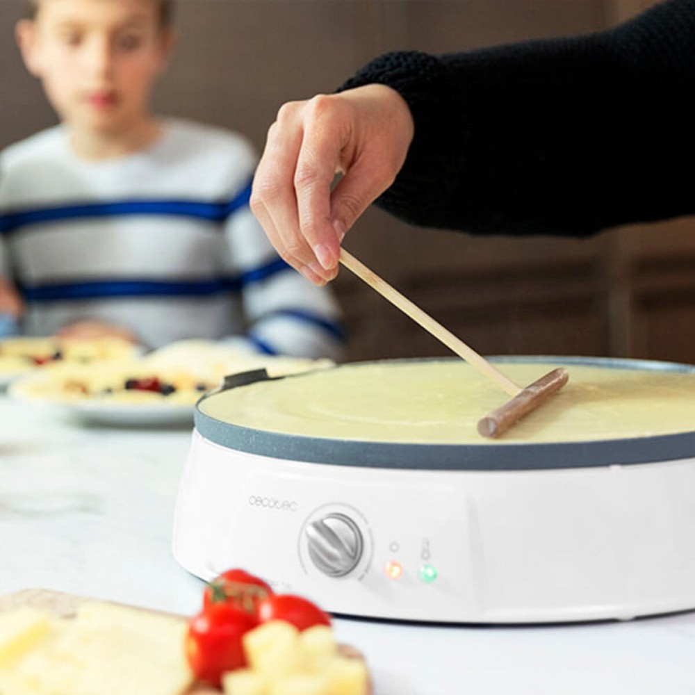 Crêpes-Maker Cecotec Fun Crepestone Twin 1200W Weiß