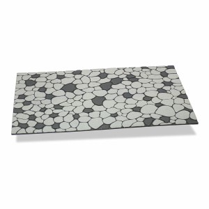 Fußmatte Hidalgo Grau Perlgrau Gummi 45 x 75 cm 75 x 45 x 0,5 cm Stein