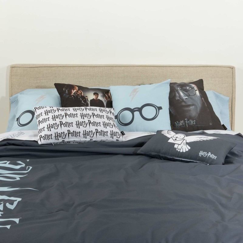 Housse de Couette Harry Potter Deep Multicouleur 175 Fils 140 x 200 cm Lit 1 persone