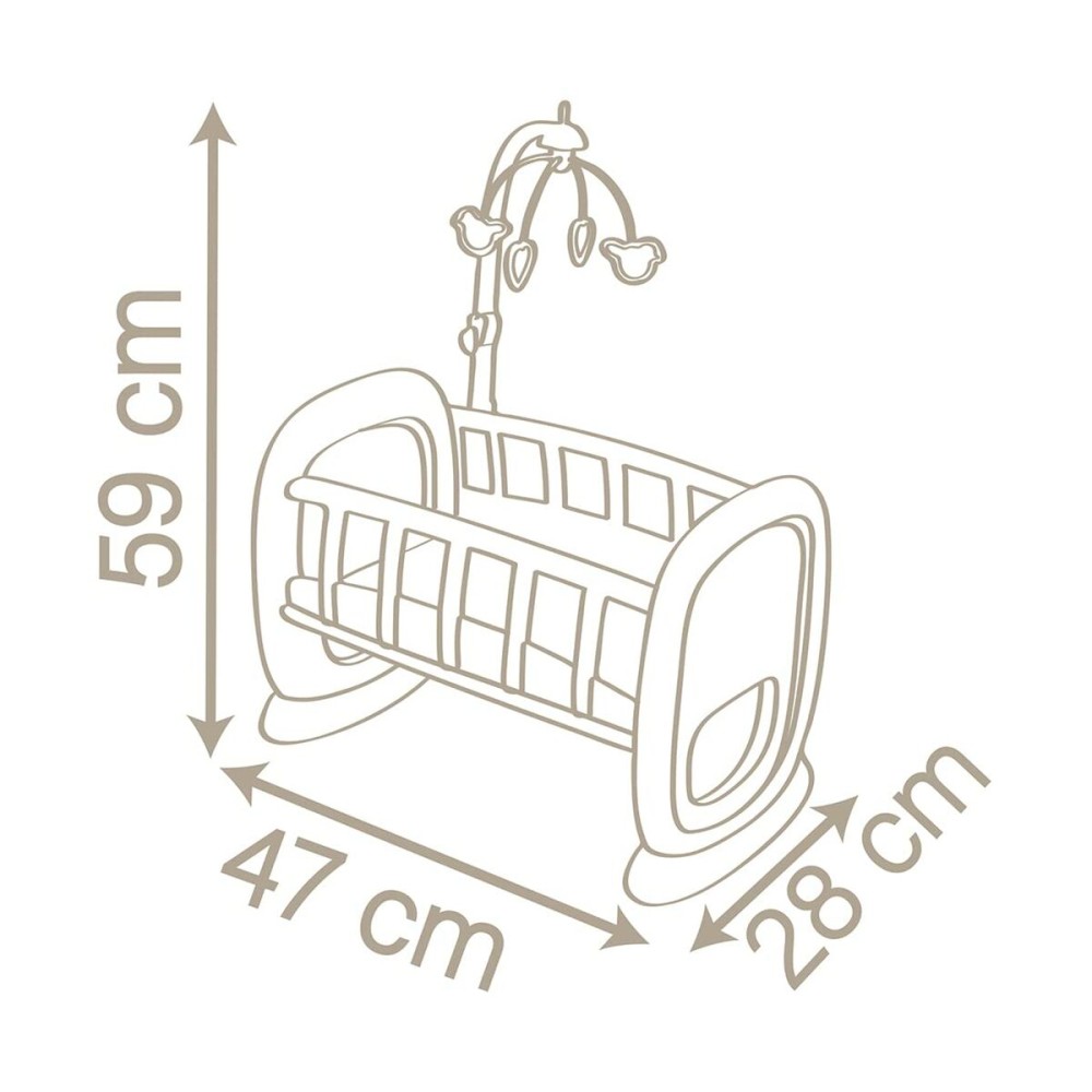 Cradle for dolls Smoby Cradle With Bars