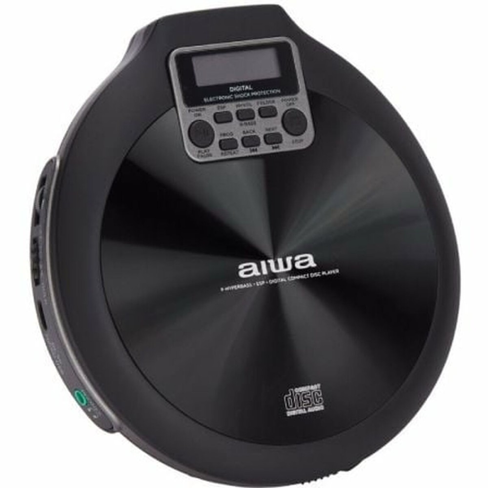 Lecteur CD/MP3 Aiwa PCD-810BK Portable Noir