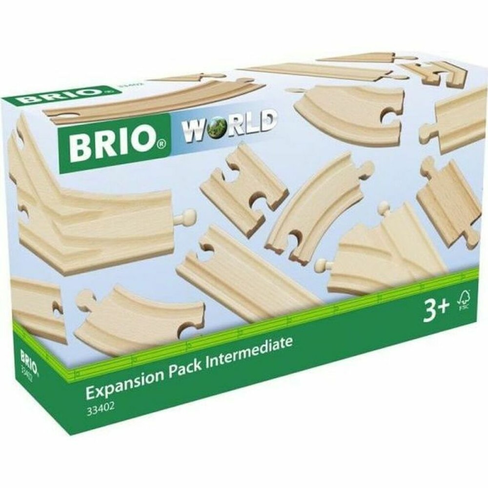 Voie ferrée Brio Intermediate Evolution Set Bois 16 Pièces