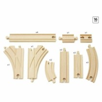 Voie ferrée Brio Intermediate Evolution Set Bois 16 Pièces