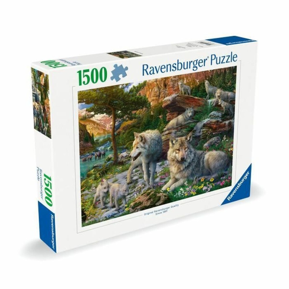 Puzzle Ravensburger Wolves in Spring