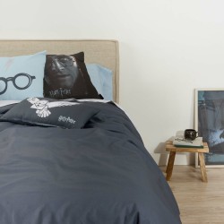 Housse de Couette Harry Potter Deep Multicouleur 175 Fils 155 x 220 cm Lit 1 persone