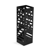 Umbrella stand Versa Black 15,5 x 49 x 15,5 cm