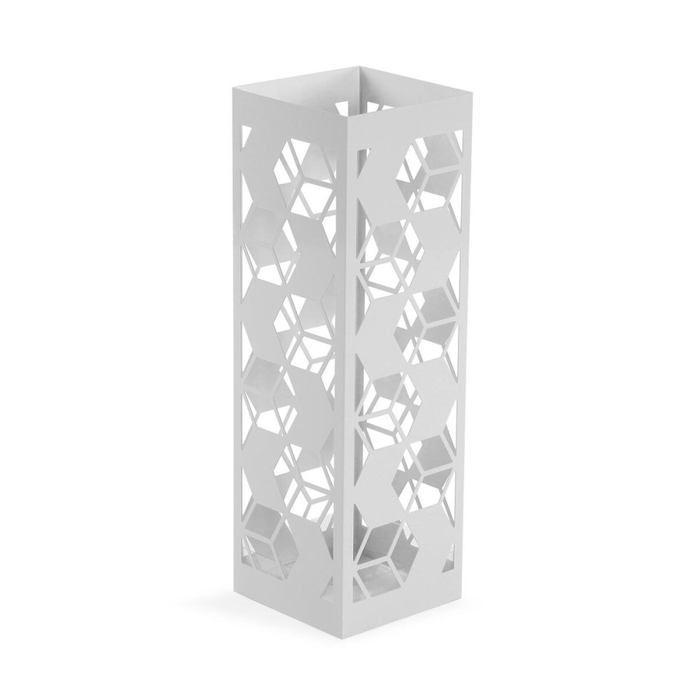 Umbrella stand Versa White 15,5 x 49 x 15,5 cm