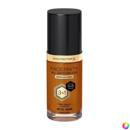 Base de maquillage liquide Max Factor Face Finity 3-en-1 30 ml