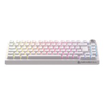 Clavier sans fil Newskill NS-KB-PYROSPRO-IV Blanc Espagnol Qwerty QWERTY