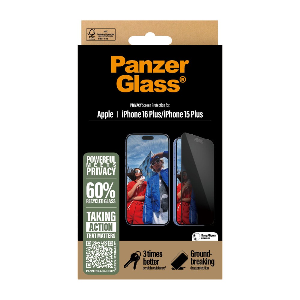 Bildschirmschutz Panzer Glass P2863 Apple