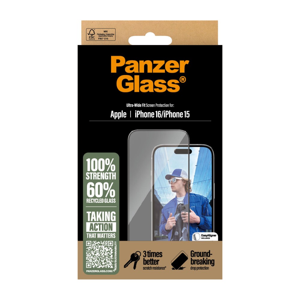 Protection pour Écran Panzer Glass 2861 Apple