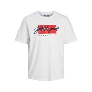 T-shirt à manches courtes homme Jack & Jones tiley Blanc