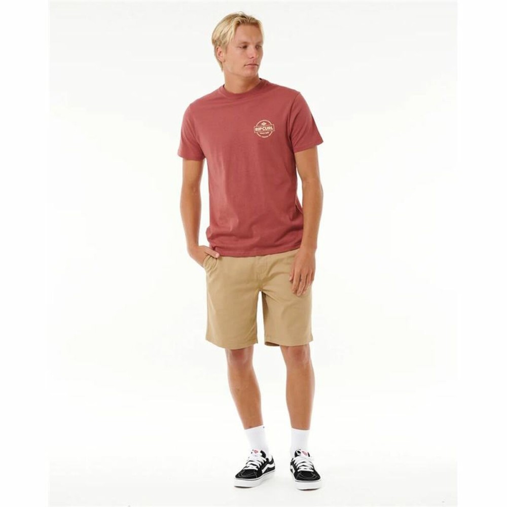 Herren Kurzarm-T-Shirt Rip Curl Staple