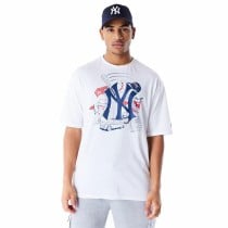 Herren Kurzarm-T-Shirt New Era MLB FOOD GRPHC OS New York Yankees Weiß