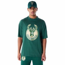 Herren Kurzarm-T-Shirt New Era NBA PANEL OS Milwaukee Bucks Hellgrün