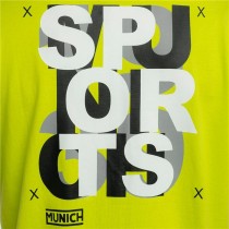 Kurzärmliges Sport T-Shirt Munich Gelb