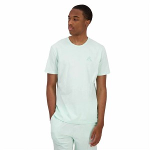 Men’s Short Sleeve T-Shirt Le coq sportif Monochrome N°3 Sky blue