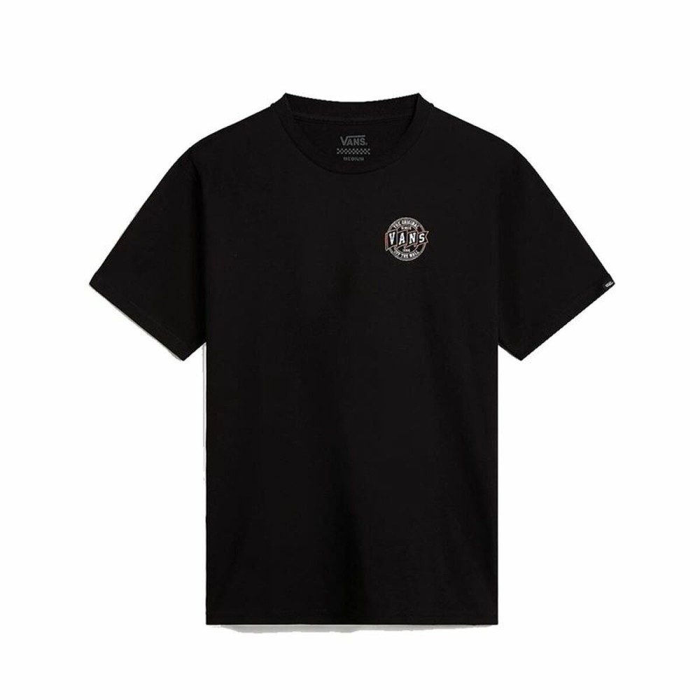 Men’s Short Sleeve T-Shirt Vans Og Pennant Ss Crew Black