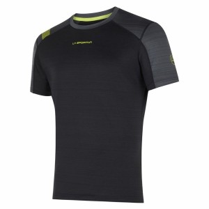 Kurzärmliges Sport T-Shirt La Sportiva Sunfire Schwarz