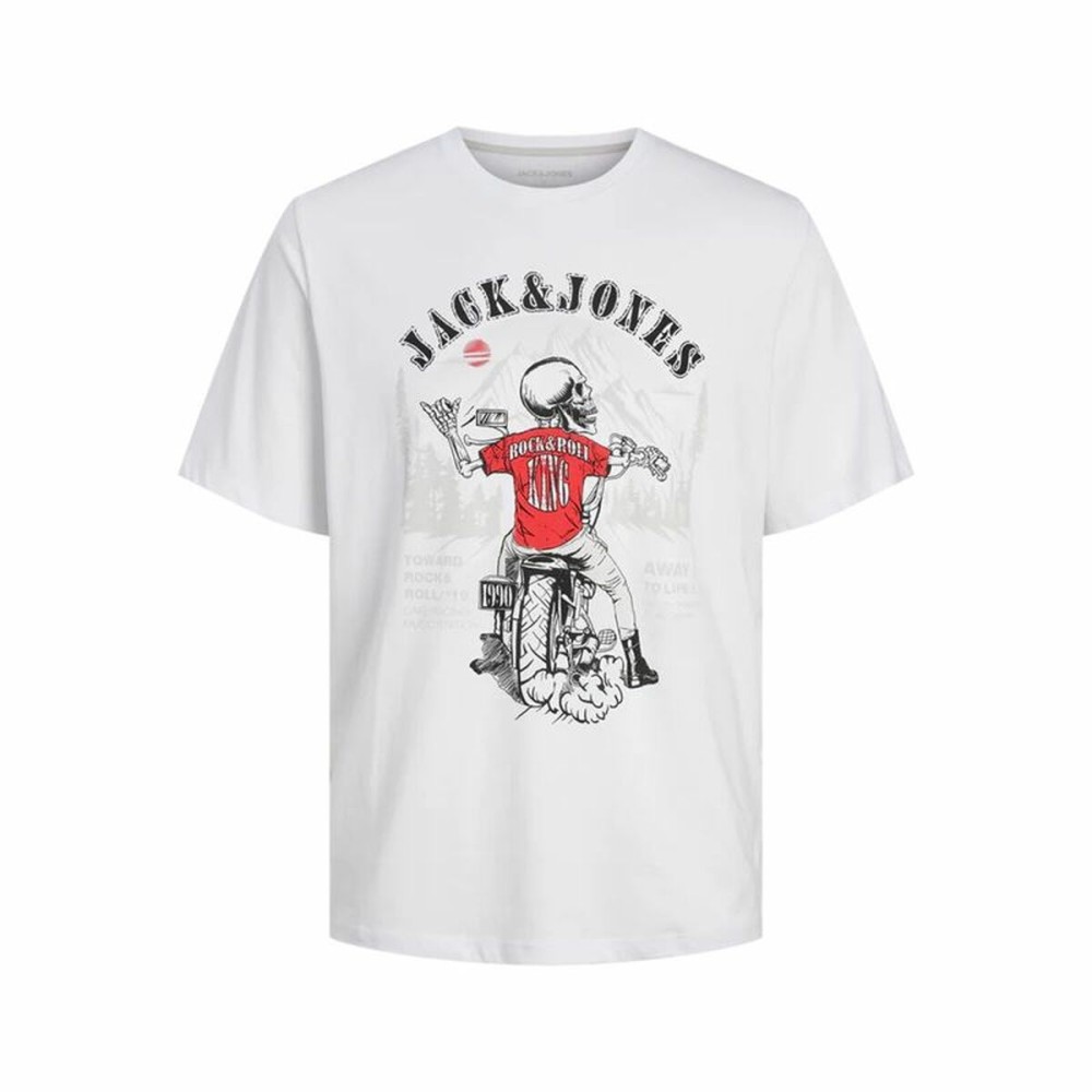 T-shirt à manches courtes homme Jack & Jones Blanc