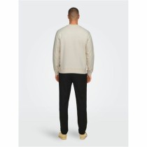 Sweat sans capuche homme Only & Sons Onsdan Unshed Reg Crew Neck Blanc