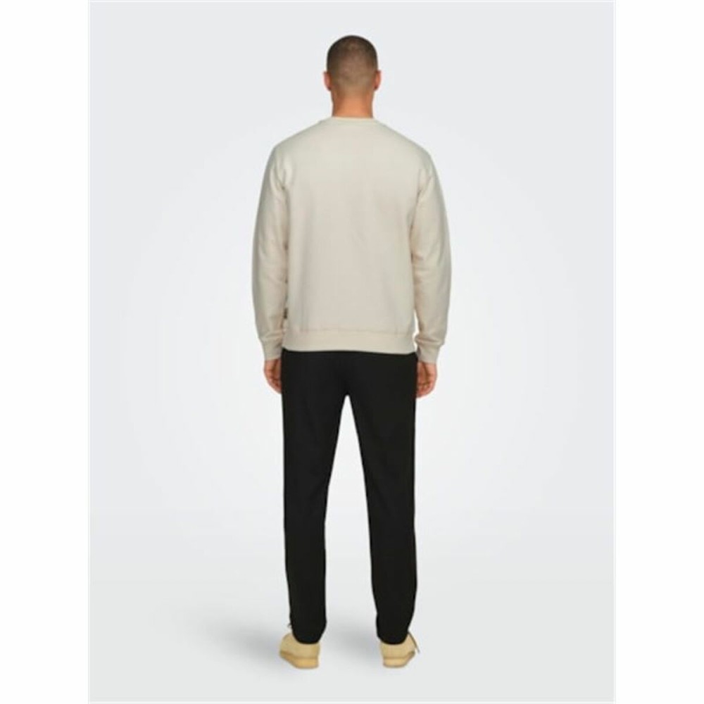 Sweat sans capuche homme Only & Sons Onsdan Unshed Reg Crew Neck Blanc