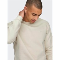 Sweat sans capuche homme Only & Sons Onsdan Unshed Reg Crew Neck Blanc