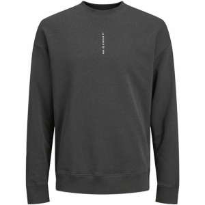 Men’s Sweatshirt without Hood Jack & Jones Jjmicah Black